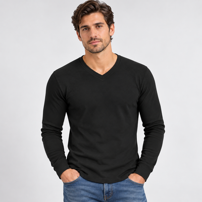 5-Pack Waffle-Knit Thermal Shirts