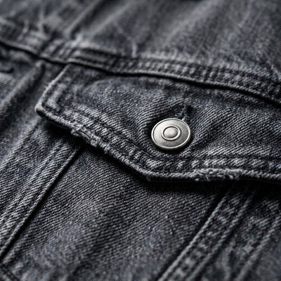 Women's Button Front Denim Coat