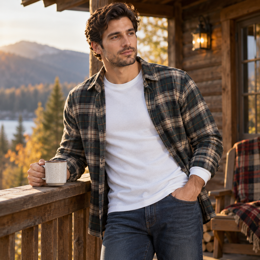 5-Pack Waffle-Knit Thermal Shirts
