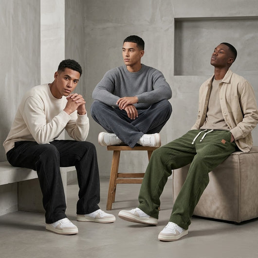 3-Pack Woven Wide-Leg Pants