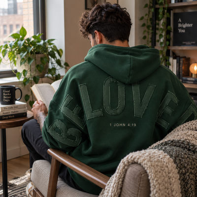 Jesus <3 You Patchwork Hoodie