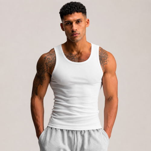 Premium Ultra-Soft Cotton Fitted Tanks (3 Pack/ 6 Pack)