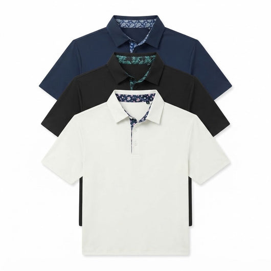 3-Pack Men's Polo Shirts
