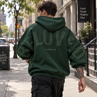 Jesus <3 You Patchwork Hoodie