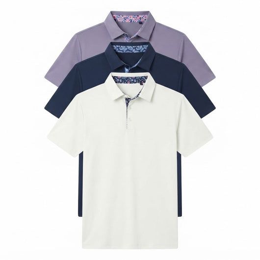 3-Pack Men's Polo Shirts